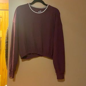 Long sleeve crop top